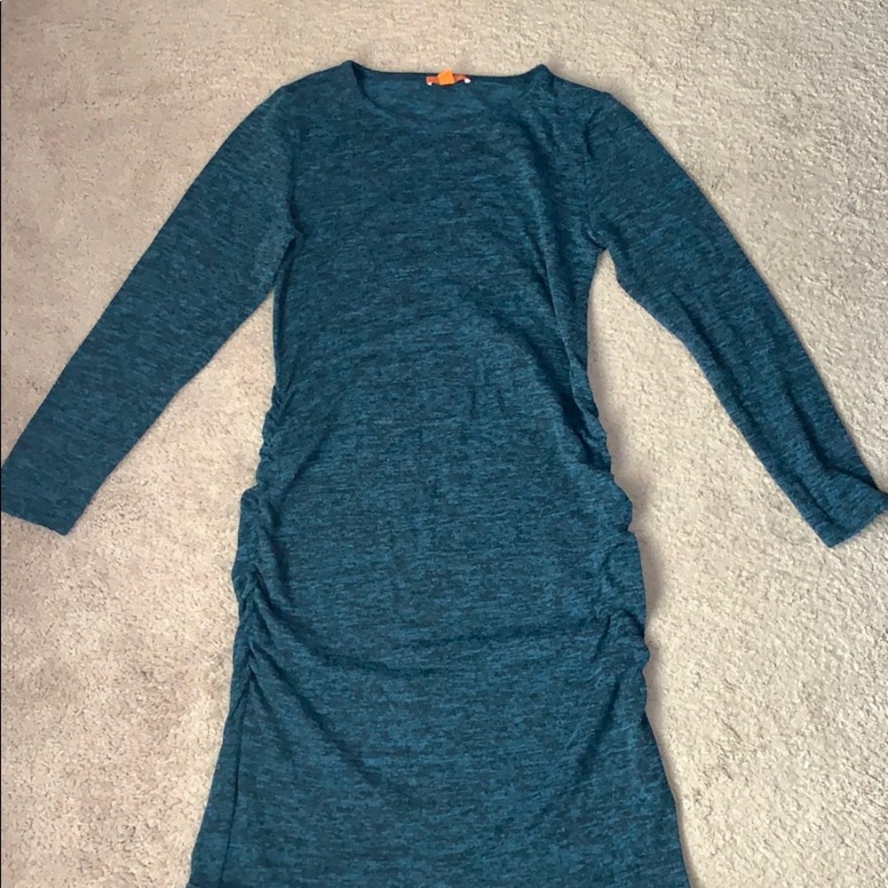 Form fitting blue dress from Nordstrom